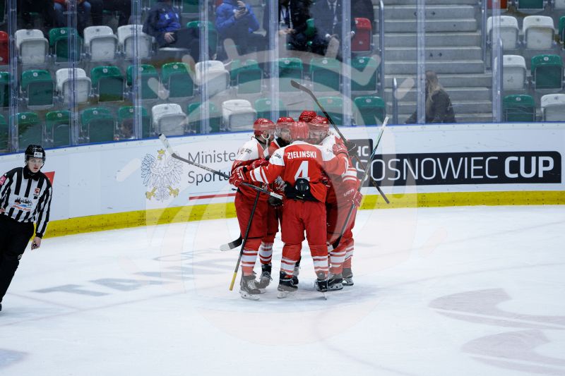 Sport: MECZ HOKEJA POLSKA - WLOCHY W RAMACH TURNIEJU EIHC 2025 - Agencja Fotograficzna